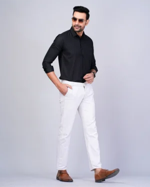 Black Colour Full Sleeve Men Formal Shirt