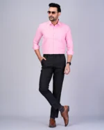 Blacklilly Light Pink Formal Shirt - Image 5